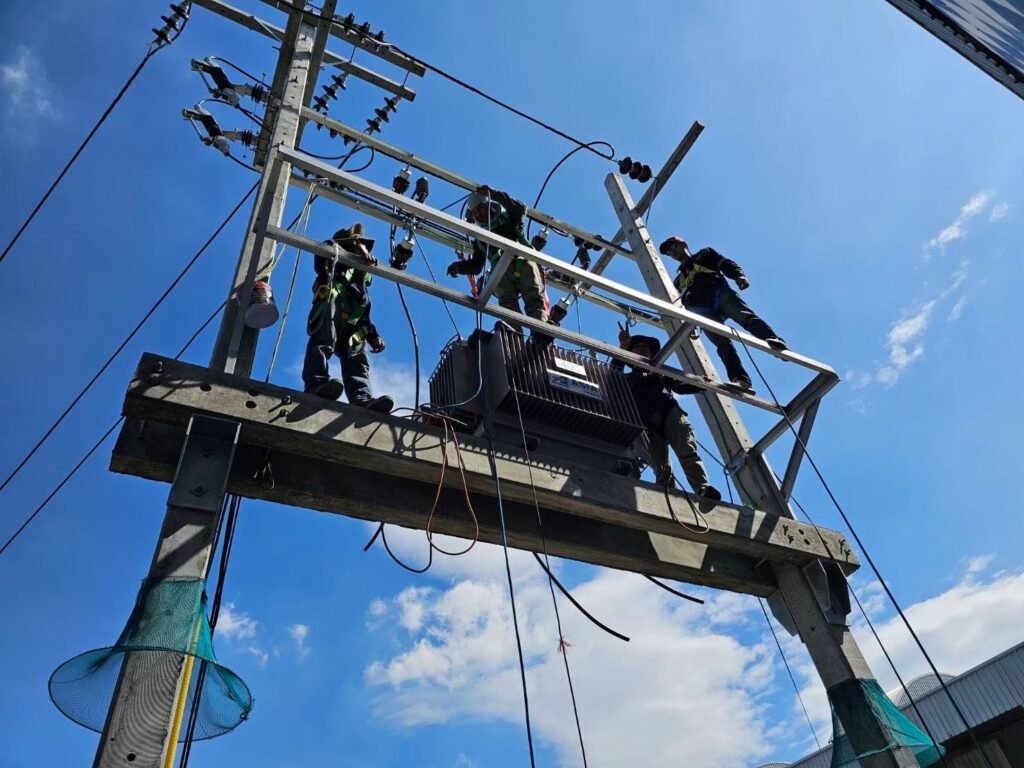 ติดตั้งระบบไฟฟ้าโรงงาน โดยพายแม็กเนท